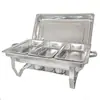 Suministro Exclusivo Transfronterizo de Estufas para Buffet, Patas Plegables de Acero Inoxidable, Calentamiento y Aislamiento, Uso Comercial, Suministro Exclusivo Transfronterizo de Estufas para Buffet