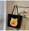 Sacola de grande capacidade para meninas fofas Outono e inverno feminino 2024 Nova moda retrô bolsa de ombro Bolsa de axilas de alta qualidade