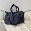 Nuevo Bolso Tote de Gran Capacidad Estilo Perezoso Otoño e Invierno Bolso de Hombro de Lona para Mujer Retro Casual para el Trabajo Bolso Grande