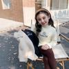 Suéter Polar para Niñas Otoño e Invierno 2025 Suave y Ceroso Estilo Infantil Tops Versátiles Camiseta Básica Tejida Ajustada para Bebé