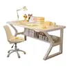 Escritorio de computadora para uso doméstico, escritorio de dormitorio, mesa para casa de alquiler, escritorio simple para escribir y estudiar para estudiantes, escritorio de oficina