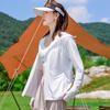 Foto do Site Oficial Roupas de Proteção Solar Slim para Uso Externo no Verão para Mulheres Cardigã Coreano Versátil Jaqueta Top de Proteção Solar Respirável