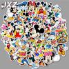 50 Piezas de Pegatinas de Dibujos Animados Miqimini, Pegatinas Impermeables de Mickey Mouse para Maletas, Cuadernos, Refrigeradores, Pegatinas Infantiles para Carrocerías de Automóviles