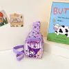Bolsa infantil de dibujos animados, monedero de bebé de moda, bolso cruzado casual y lindo para niñas, bolso de pecho elegante para niños, mochila pequeña