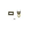 Cerradura de tornillo para equipaje, cerradura de mortaja rectangular, fabricantes mayoristas de accesorios de herrajes para equipaje, cerradura para bolso de mano, interruptor de bloqueo de resorte