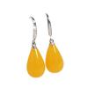 Pendientes Colgantes con Gancho para Oreja de Abeja Amarilla de Segunda Generación, Ámbar Rojo, Plata, Oro, Oro Rosa, Envío Directo de Una Pieza