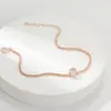 Presente de Ação de Graças Natal pulseira de projeção HD couve-flor redonda nicho feminino europeu e americano cor personalizada foto