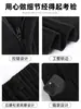 Pantalones de traje grises de corte slim para mujer, nuevo estilo primavera/otoño 2026, pantalones rectos fluidos, pantalones de pana de pierna ancha para figuras petite