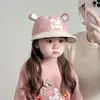 Gorra infantil para otoño e invierno, pana cálida y gruesa, ala ancha, gorra tipo pico, gorra de béisbol cortavientos para niños y niñas, moderna