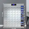 Gabinete para platos de comedor personal multi-puerta fábrica lonchera tazón palillos almacenamiento aparador acero inoxidable gabinete de desinfección gabinete de comedor