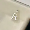 Plata S925 Colgante Individual Transfronterizo Pulsera de Letras DIY Collar Chapado en Oro de 14K Accesorios de Colgantes Simples Compactos