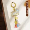 Canción de Año Nuevo Lista Colgante de Caballo Brocado Hecho a Mano 2026 Modelo Nuevo Año del Caballo Patrimonio Cultural Inmaterial Llavero Decoración de Bolsa