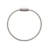Llavero hebilla de anillo hebilla de anillo anillo de alambre asa de apertura anillo móvil asa de apertura anillo móvil con cerradura