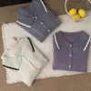 Cárdigan de Punto Estilo Coreano con Solapa y Botones de Corazón para Mujer, Botones de Perla, Abrigo Suéter Versátil