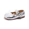 Zapatos de princesa estilo Chanel para niñas, primavera y otoño 2025, nuevos zapatos de suela suave con lazo de estilo coreano.