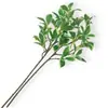Rama Única de Hoja de Adelfa Verde Artificial Premium Transfronteriza para Decoración de Hotel, Jardín, Centro Comercial y Boda