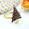 Porta Servilletas Navideños de Árbol de Navidad de Venta Caliente Transfronteriza, Varios Tipos de Porta Servilletas de Árbol de Navidad, Anillos para Servilletas, Anillos de Tela, Venta al por Mayor de Fabricantes