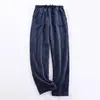 Pantalones de Pijama para Hombre con Forro de Polar Coral Terciopelo Espeso Pantalones Cálidos Pantalones Caída/Invierno Franela Nariz Ropa de Casa Pantalones talla extra