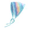 Diadema de Punto Transfronteriza Bufanda Triangular Diadema Primavera y Verano Diadema Corrugada Accesorios para el Cabello de Ganchillo Diadema Estilo Jardín Francés