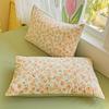 Funda de almohada para el hogar de algodón lavado floral de doble capa y gasa suave Funda de almohada de color sólido de dibujos animados Venta al por mayor Comercio exterior transfronterizo Dropshipping