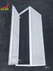 Rejilla de Ventilación en L de Aleación de Aluminio para Aire Acondicionado Montada en Pared Rejilla de Salida de Aire para AC Montada en Pared de Plástico y Acero de Esquina de 90 Grados