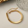 Pulsera Yunyao de Escamas de Pez Dorado que Conservan el Color para Mujer, Piezas Brillantes de Escamas de Pez, Simbolizando Abundancia Cada Año, Pulsera Gruesa de Malla de Hueso de Pez y Hueso de Serpiente