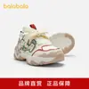 Sapatos Infantis Balabala, Tênis Esportivos Infantis, Tênis de Corrida Respiráveis com Flores Divertidas para Meninas, Doces, Confortáveis e Fofos