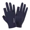 Guantes Deportivos de Ciclismo Fitness para Hombres y Mujeres de Seda de Hielo de Medio Dedo Adecuados para Conducir sin Dedos Protección Solar Cómodos de Alta Elasticidad