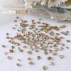 50 uñas postizas mini con forma de diamante puntiagudo joyería cristal pila taladro entender Champagne taladro de uñas al por mayor