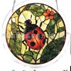 Nova Decoração de Janela Pendurada Captadora de Luz de Quebra-Cabeça Acrílico da Amazon, Cena Colorida do Rio Moonlight, Decoração de Janela de Jardim 8