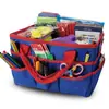 Bolsa Portátil para Armazenamento de Material Didático do Professor, Livros Ilustrados Categorizados para Professores, Material de Papelaria, Caixa de Armazenamento de Livros, Cesta