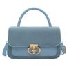 Bolso Pequeño Cuadrado Texturizado Nuevo y Elegante con Diseño Color-Blocking, Bolso Versátil Vintage para Hombro y Cruzado para Mujer