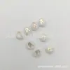 Fritillaria de Água Doce Vidro Contas Espalhadas Doze Constelações 12mm Estampagem Bronzeada Furo Passante Galvanoplastia Diy Acessórios para Roupas