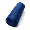 Manta fina de franela de color liso para uso doméstico, manta para sofá con aire acondicionado, manta para siesta, manta pequeña, manta hecha a medida en stock