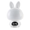 Reloj giratorio Conejo Conejo lámpara llenado e inserción doble propósito temporizador luz suave alimentación luz nocturna reloj giratorio control remoto Luz Nocturna