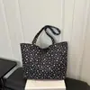 Bolsa Tote Transfronteiriça Estampada Estrelas Outono 2026 Novo Estilo Tendência Moda Simples Casual Grande Capacidade Ombro Único de Mão