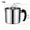 Comercio electrónico transfronterizo taza para derretir cera taza de cera de acero inoxidable olla para derretir DIY taza de flor de café freidora en nombre de cabello