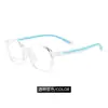 25006 Nuevo Armazón de Gafas Tr90 Celebridad de Internet Estilo K Redondo Gafas para Estudiantes Transparente Ultraligero Armazón de Gafas para Miopía