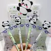 Caneta Gel Nova Tendência Panda Scooter, Caneta Criativa de Alta Estética, Brinquedo Fofo de Alívio de Estresse para Ponta do Dedo, Brinquedo da Moda