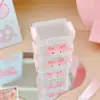 Caja de Almacenamiento de Cinta para Manualidades de Tres Capas Caja de Joyería Estilo Ins Portátil Estudiante Femenina Transparente Mini Caja de Almacenamiento de Escritorio