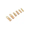 Hebilla de Clip Color Dorado Rellenado de Oro de 14K Cadena Conservante de Color Hebilla de Cierre Hebilla de Acero para Acabado de Cuerda de Cuero Accesorios para Joyería Hecha a Mano DIY