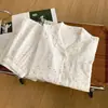 Pijama elegante de renda com bolinhas para meninas, conjunto de duas peças com mangas compridas e calças compridas para primavera e outono, roupa de casa para estudantes