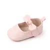 Zapatos de bebé con lazo de 0 a 1 año zapatos de bebé zapatos de primavera y otoño zapatos de princesa zapatos para niños pequeños de PU suela suave zapatos transpirables BH2287