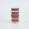 Navaja Manual de Cinco Capas de Colores para Hombre Anti-Rayaduras Flotante Elástica Cuchillas Cabezal de Acero Inoxidable Ultra-Delgado