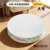 Placa de Arranhar e Cama para Gatos de Papelão Branco Combinadas, Tamanho Grande, Durável, Não Solta Fiapos, Placa de Arranhar para Gatos Oval Branca Extra Grande de Papelão