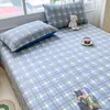 Lençóis 100% Algodão Puro Peça Única Colcha de Algodão Cama de Solteiro Primavera e Outono Dormitório Estudantil Fronha Lençóis de Cama Kang Lençóis de Colchão