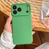 Adequado para iPhone 18 Promax Capa de Celular de Silicone Líquido Apple 15 Pro Cor Pura Toque de Pele Premium 17 Anti-Queda 6