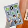 124 Pegatinas de Dibujos Animados Estilo Coreano Verde Oliva Ins Estética para Decorar Teléfonos, Guitarras, Patinetas, Pegatinas Impermeables al por Mayor