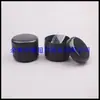 Pote de creme preto 200g, frasco de cera para cabelo, frasco de cera para carro 250ml, pote de pomada, pote de máscara facial, pote de creme para o rosto