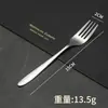 Juego de Vajilla de Acero Inoxidable 1010 Transfronterizo de Amazon Cuchillo para Bistec, Tenedor y Cuchara Chapados en Titanio para Restaurante Occidental Caja de Regalo Venta al por Mayor
